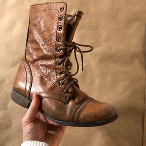 Steve Madden Brown Leather Boots
